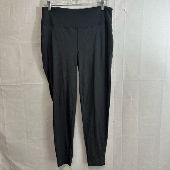 Zenana Womens Black Soft Jersey Knit Leggings 1X - Picture 1 of 5